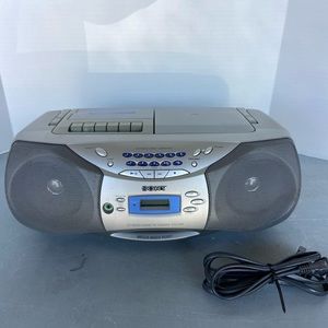 Sony CFD-S26 CD Cassette Radio Player Stereo AM/FM Boombox Tested &  all Works